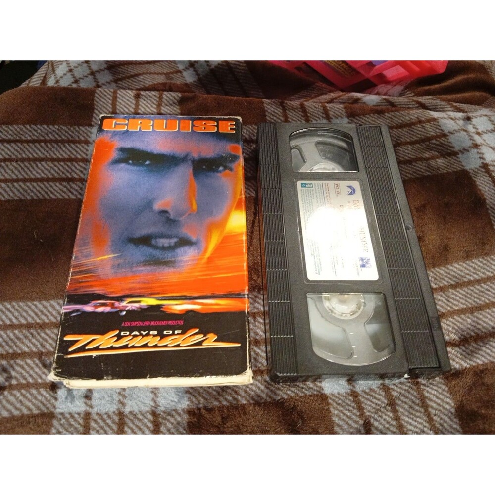 Days of Thunder (VHS 1990) Paramount Tom Cruise
